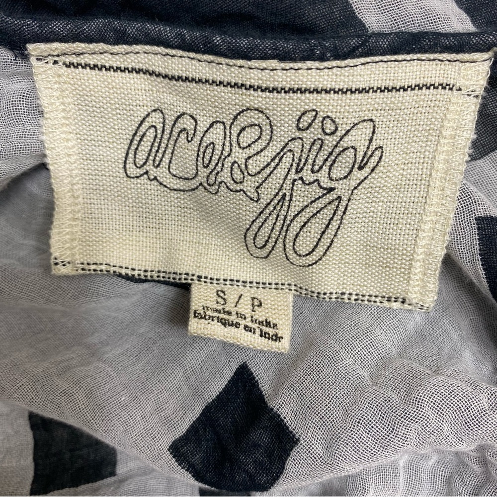 Ace & Jig Reversible Duo Cardi in Black Hopscotch - Picture 8 of 9
